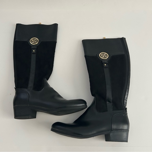Shoes - Liz Claiborne Black Riding Boots | Size 9